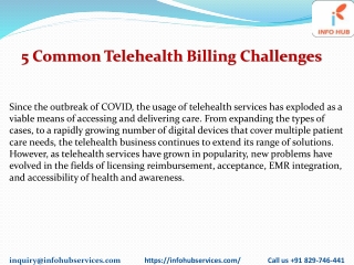 5 Common telehealth billing challengesPDF