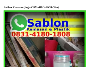 Sablon Kemasan Jogja ౦8౩1~418౦~18౦8(WA)