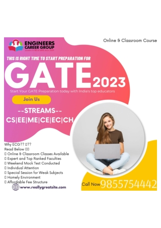 Top GATE Coaching In Chandigarh