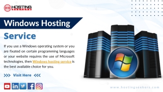 Windows Hosting Service | HostingSeekers