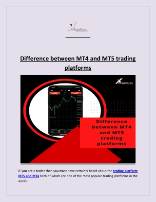 Difference between MT4 and MT5 trading platforms 2