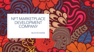 NFT Marketplace Development company
