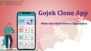 Gojek Clone App - White-label Multi Delivery App Solution