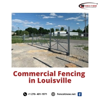 Order Best Fence Installation in Louisville KY