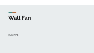 Wall Fan