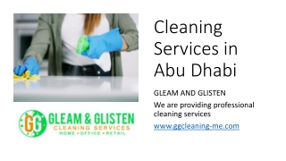 Cleaning Services in Abu Dhabi_