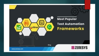 Popular Test Automation Frameworks