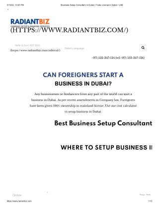 Business Setup Consultant in Dubai