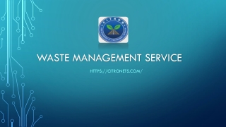 Waste management service