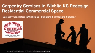 Carpentry Services in Wichita KS