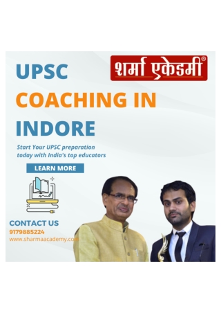 UPSC Coaching In Indore Sharma Academy