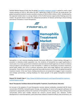 Hemophilia Treatment Market