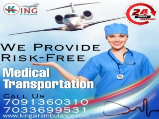 King Air Ambulance in Guwahati-The Great and Affordable Amenity Available