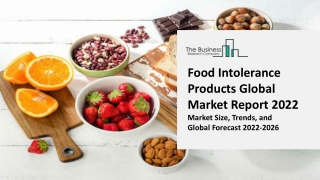 Food Intolerance Products Market Report 2022-2031: Share, Size, Demand