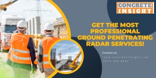 Get the most professional ground penetrating radar services!