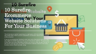 10 Surefire Ecommerce Website Solutions For Your Business_