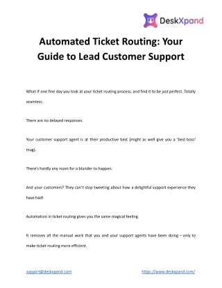 Automated Ticket Routing_ Your Guide to Lead Customer Support