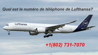Quel est le numéro de téléphone de Lufthansa_  1 802 731 7070
