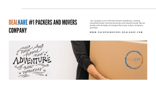 DealKare #1 Packers and Movers Company in Gurugram