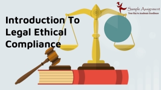 Introduction To Legal Ethical Compliance