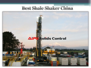 Best Shale Shaker China