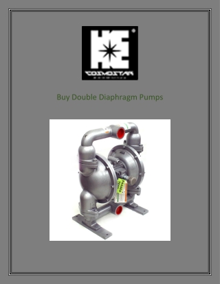 Buy Double Diaphragm Pumps