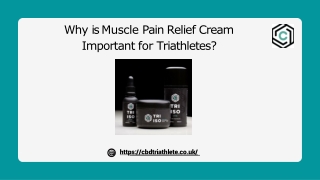 Why is Muscle Pain Relief Cream Important for Triathletes