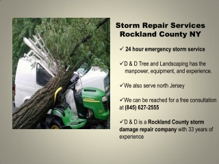 Storm Repair Services in Rockland County NY