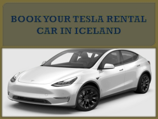 BOOK YOUR TESLA RENTAL CAR IN ICELAND
