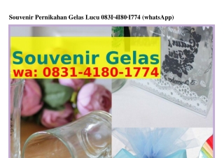 Souvenir Pernikahan Gelas Lucu Ô8ЗI.4I8Ô.Iᜪᜪ4{WA}