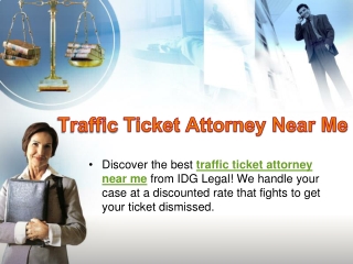 Traffic Ticket Attorney Near Me