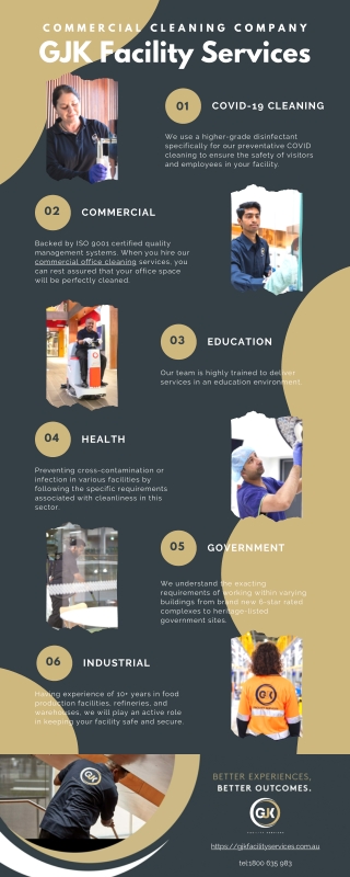 Professional Commercial Cleaning Company | GJK Facility Services
