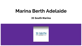 Marina Berth Adelaide