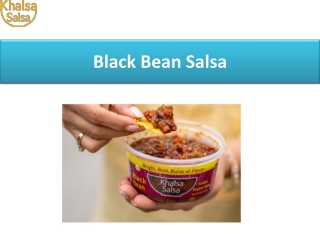 Black Bean Salsa