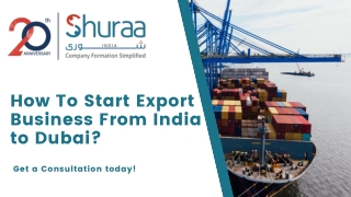 How To Start Export Business From India to Dubai