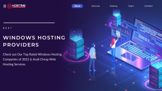 Best Windows Hosting Providers