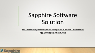 Top 10 Mobile App Development Companies In Poland-Hire Mobile App Developers Poland 2022