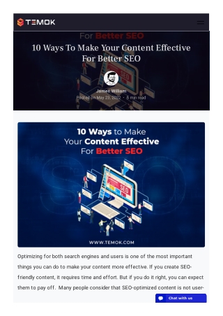10 Ways To Make Your Content Effective For Better SEO