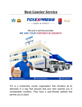 Best Courier Service