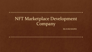 NFT Marketplace Development Company