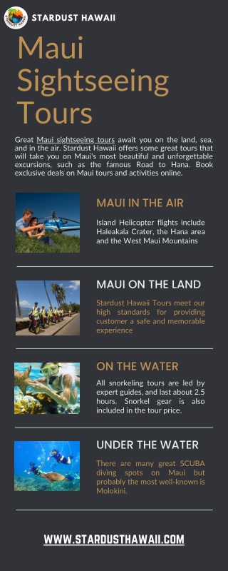 Maui Sightseeing Tours | Stardust Hawaii