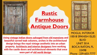 Rustic Farmhouse Doors