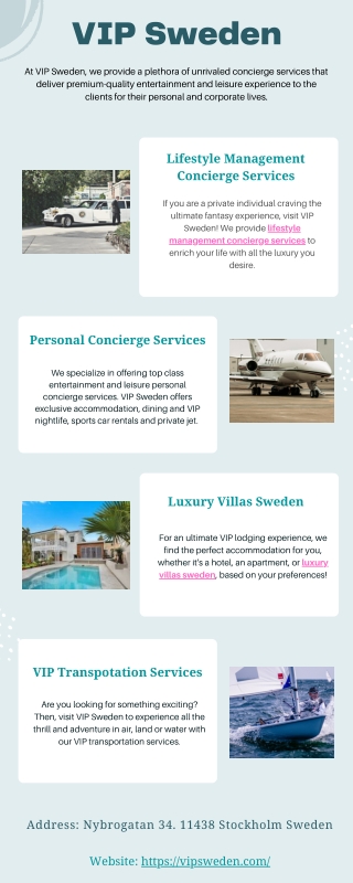 Lifestyle Management Concierge Services