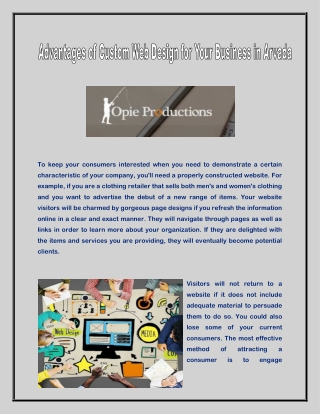 Denver Web Design Company