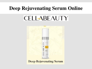 Deep Rejuvenating Serum Online