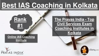 Best IAS Coaching in Kolkata
