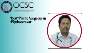 Best Plastic Surgeons in Bhubaneswar