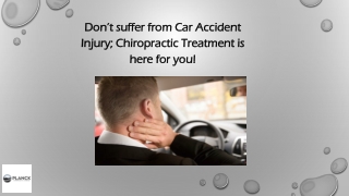 Dont suffer from car accident injury