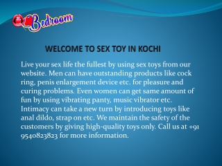 Sex Toys in Kochi | Call  919540823823