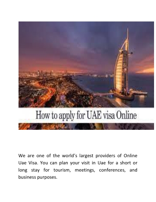 Apply Insta UAE Visa from UAE Visa